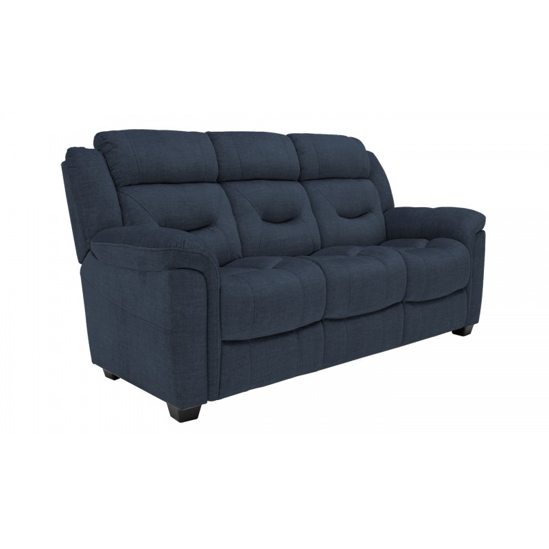 VL Dudley 3 Seater Fixed - Blue (Nett)